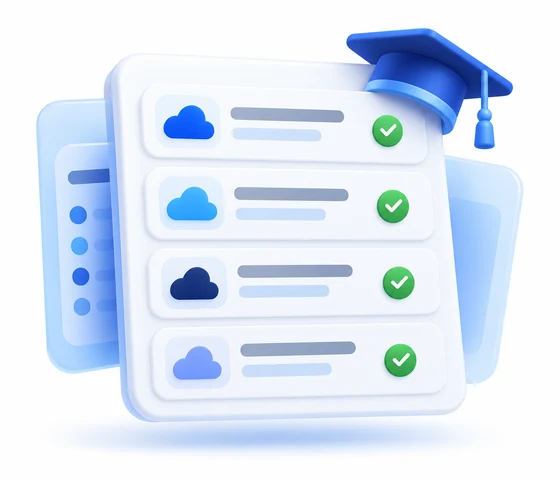 CertlyAI learner choosing from a certification library